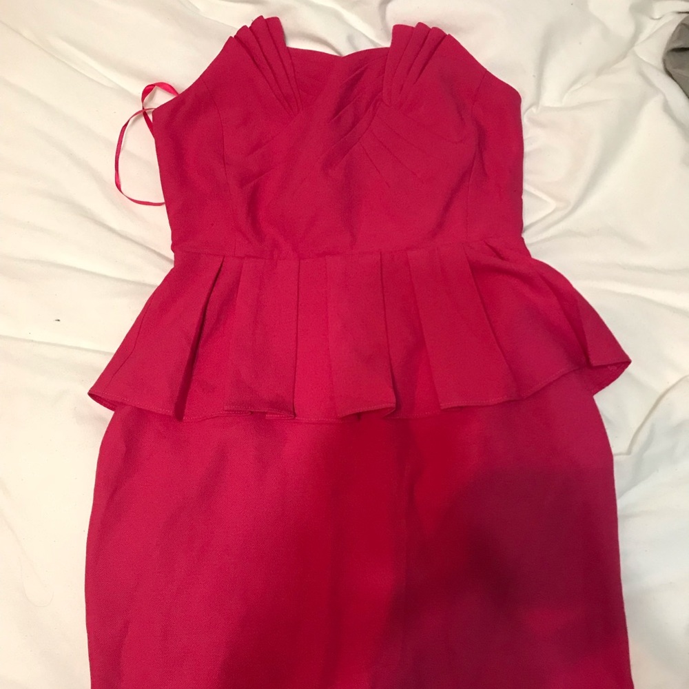 Urban outfitters mini hot pink dress